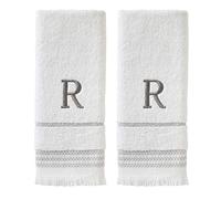 SKL Home Ensemble de Serviettes de Toilette, R, Coton, Blanc, 40,6 x 66 cm