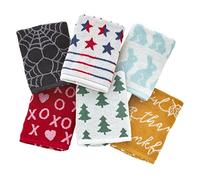 SKL Home Ensemble de Serviettes de Toilette saisonnières, Multicolore