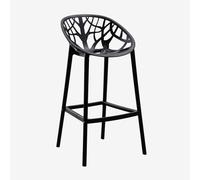 Lot de 4 Tabourets Hauts Ores Noir ?65 cm