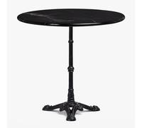 SKLUM Table de Bar en marbre Lupin Slim Noir Rond