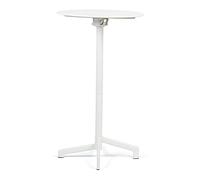 SKLUM Table de Bar Pliante et Convertible en 2 hauteurs en Acier (Ø59,5 cm) Dely Blanc