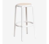 SKLUM Tabouret Haut Omara Blanc Gardenia