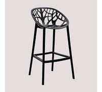 Tabouret Haut Ores Noir ?75 cm