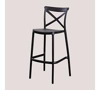 Tabouret haut Otax Noir ?75 cm