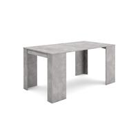 Skraut Home - Table console extensible - 160 - 8 personnes - Ciment - Moderne