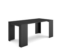 Skraut Home - Table console extensible - 180 - Pour 8 personnes - Noirs