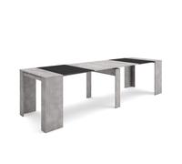 Skraut Home - Table console extensible - 300 - 14 personnes - Ciment - Rectangulaire