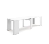 Skraut Home - Table console extensible - Blanc - Pour 12 personnes - 260 cm