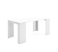 Skraut Home - Table console extensible - Blanc - Pour 8 personnes - 180 cm