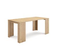 Skraut Home - Table console extensible - Chêne - 180 cm - 8 personnes