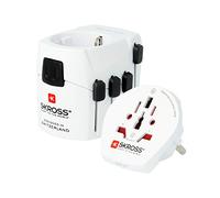 SKROSS | 1.103175 | PRO - World | Adaptateur de voyage universel pour prise de courant - Tension et Puissance 100V - 630W / 250V - 1575W. Protection contre les chocs électriques