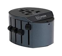 SKROSS | 1.104100 | Alpha Line | Adaptateur de Voyage Universel - Entrée et alimentation 100V - 1000W / 250V - 2500W - Convient également pour PC et sèche-cheveux - Garantie de 5 ans