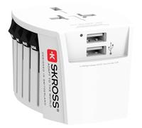 Chargeur secteur Skross MUV USB Blanc