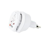 SKROSS - 1.500206-E | Combo Monde vers la Suisse | Adaptateur de Voyage pour Prise Universelle Type J (CH) - Tension et Puissance : 100V - 1000W / 250V - 2500W - Protection Anti Choc Electrique