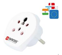 SKROSS | 1.500217-E | Inde Israël Danemark vers Europe | Tension et Puissance : 100V - 1600W / 250V - 4000W - Protection Contre Les Chocs électriques