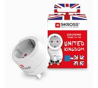 SKROSS 1.500230C-E, Adaptateur de Voyage Europe vers Royaume-Uni pour Les Voyages Depuis l'europe vers Le Royaume-Uni