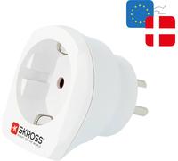 Skross 1.500232-E Adaptateur de voyage CA EU to DEN
