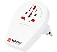 SKROSS - 1.500271 | World to Italy Brasil CH | Adaptateur de Voyage du Monde vers Italie - Suisse - Brésil - Tension et Puissance : 100V - 1000W / 250V - 2500W - Protection Anti-Choc électrique