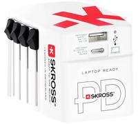 SKROSS Skross World USB Charger Digital camera, E-book reader, Laptop, Power bank, Smartphone, Smartwatch, Tablet White AC Indoor