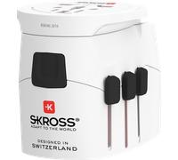 Skross Adaptateur de voyage universel PRO Light USB (2xA) 2 ports USB 1575W Blanc