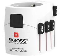 Skross Adaptateur de voyage PRO World & USB 1 port USB 1750W Blanc Réf. 1.302539