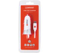 SKROSS 38570 Câble USB Car Charger & USB Typ-C (2.0) - pour charger facilement les appareils USB sur l'allume-cigare (12 V)