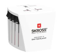 Skross Adaptateur de voyage MUV Micro 1.102500 2 pôles 2,5 A Blanc 100V/250W · 250V/625W