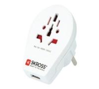 Skross Adaptateur de voyage Skross Skr-world eur usb