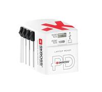 Skross Adaptateur de Voyage Universel 3A USB-A / USB-C Power Delivery 45W Blanc