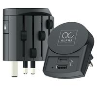 Skross Alpha avec Europe USB Charger A/C Adaptateur de voyage universel, monde entier