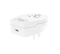 Skross Adaptateur de voyage 1.500292 Monde vers USA USB-C 20W Power Delivery Blanc