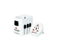 SKROSS World Travel Adapter PRO Light USB - World - Adaptateur secteur - 1575 watt - 6.3 A (USB, alimentation) - blanc