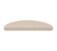SKTQYQO Lot de 30 tapis auto-adhésifs pour escaliers aspect sisal 65 x 21 x 4 cm Berbère