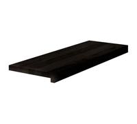 SKTQYQO Marchepieds 12 pièces marron-noir 70 x 25 x 2 cm bois massif chêne