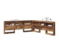 SKTQYQO Tête de lit coffre en bois ancien, 180 cm, bois multicouche