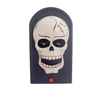 Skull Halloween Door Bell Realistic LED Skull Light With Spooky Effect | Halloween Party Prank Door Bell for Entrance Hallway Doorstep Yard Garden Office Classroom Home