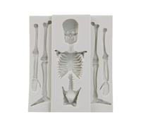 Skull Silicone Mold - Food Grade 11.4x10x2cm Baking Form | Skeleton Ice | Skeleton Mold - Food Grade Silicone 11.4x10x2cm Baking Form | Skull Tray | Chocolate Jelly Candy Cake Dessert