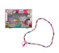 Sky Castle - Sticki Rolls Super Set, bracelets avec autocollants, thème Kawaii, 50 autocollants par bracelet, 20 rouleaux interchangeables supplémentaires, comprend des perles, des pendentifs et un