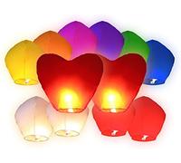 SKY LANTERN LANTERNE CHINOIS VOLANT CIEL 12 PCS MARIAGE FÊTE DE MARIAGE MIXTE Ciel