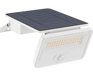 Sky Solar Sensor - Lampe Solaire Led Avec Détecteur Mouvement Et De Crépuscule, 8 W, 1600 Lm, 4000K, Ip54 - Beneito Faure - Blanc