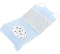 Skyblue Coussin de bain en maille pour bébé, design mignon de dessin animé, sûr, ergonomique, pour nouveau-né, support de bain, tapis en maille pour la maison