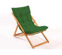 Skye Decor, chaise de jardin haut de gamme 100 % hêtre, 59 x 90 x 44 cm | Non vernie, traitée avec une lasure à base d'eau | Design élégant et moderne, disponible en vert et en couleur naturelle.