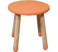 Skye Decor, Coral Chair, tabouret pour enfant, 100 % BOIS CONTREPLACÉ, corail, 28 x 28 x 32 cm