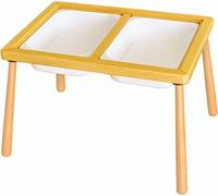 Skye Decor, Mini Table - White, table pour enfants, 100 % PIN, blanc, 53 x 74 x 52 cm