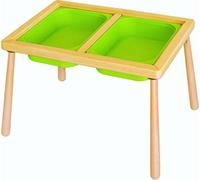Skye Decor, Table - Green, table pour enfants, 100 % PIN, vert, 53 x 74 x 52 cm