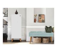 Skye Decor, Vegas White - 200 - 0400, ensemble de meubles d'entrée, blanc, 100 % PANNEAUX DE PARTICULES MÉLAMINÉS, 50 x 38 x 135 cm
