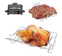 Skyearman Grille Ailettes pour Ninja Woodfire OG900 et OG800 Séries V Rack, Accessoires pour Barbecue Compatible avec Ninja Barbecue Électrique et Fumoir OG850EU, OG901EU