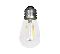 SKYLANTERN Ampoule à Filament LED Transparent - Ampoule Edison à LED Blanc Chaud 2W - Bulbes de Guinguette Culot E27, Compatible avec nos Guirlandes Guinguettes Extérieur