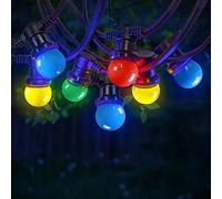 SKYLANTERN Guirlande Guinguette IP65 20M 40 Bulbes Multicolores