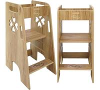 Skyline Tour debout et d'apprentissage Bébé à partir de 1 an Montessori Learning Tower Réglable en hauteur Tabouret marchepied Enfants Meubles d'intérieur Chambre d'enfants Tabouret marchepied Cuisine